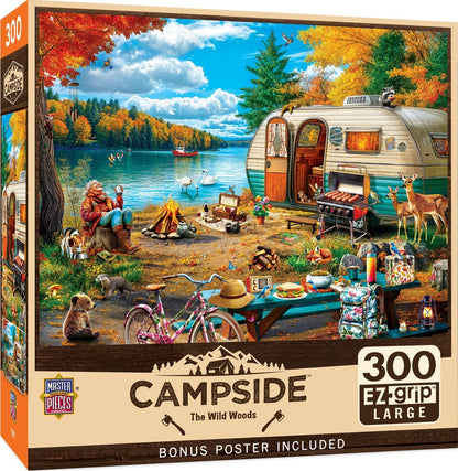 Campside The Wild Woods 300 Piece EZ Grip Jigsaw Puzzle | Masterpieces