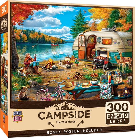 Campside The Wild Woods 300 Piece EZ Grip Jigsaw Puzzle | Masterpieces