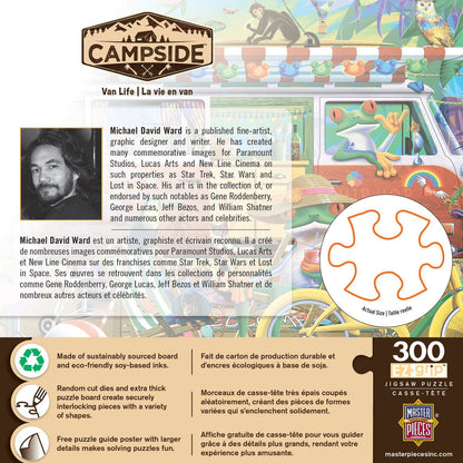 Campside - Van Life 300 Piece EZ Grip Jigsaw Puzzle by Masterpieces Puzzles