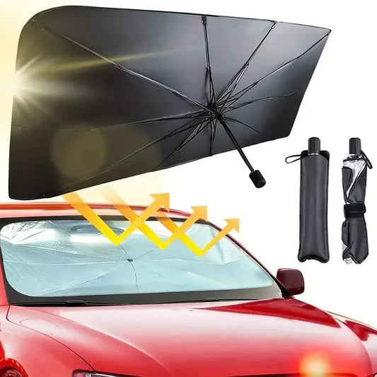 Car Windshield Sun Shade UV Rays and Heat Sun Visor Protector Foldable Reflector Umbrella Otarealm