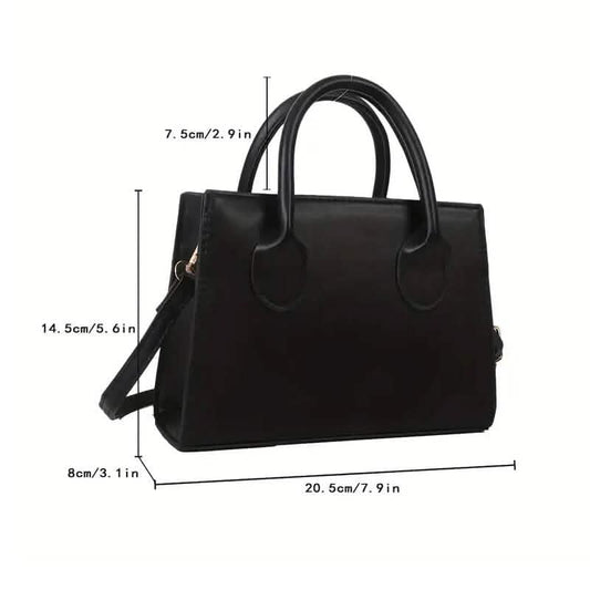 Chic Black Mini Tote Bag Otarealm