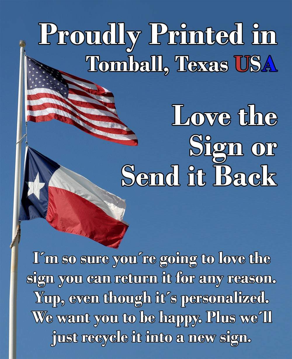 A Cute Chick and an Old Rooster Live Here - Metal Sign