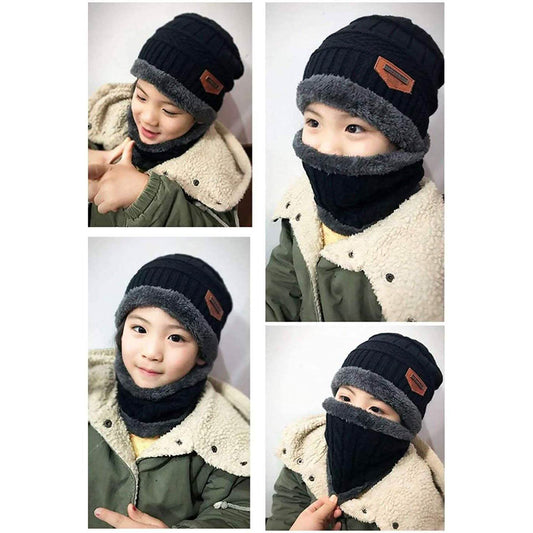 Children's Winter Hat and Scarf Set Otarealm