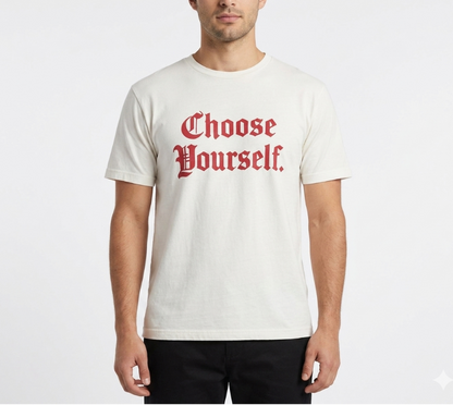 Choose Yourself Organic Tee (Snow White)