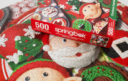 Christmas Cupcakes 500 Piece Jigsaw Puzzle | Springbok Puzzles