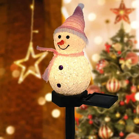 Christmas Snowman Light Solar Otarealm