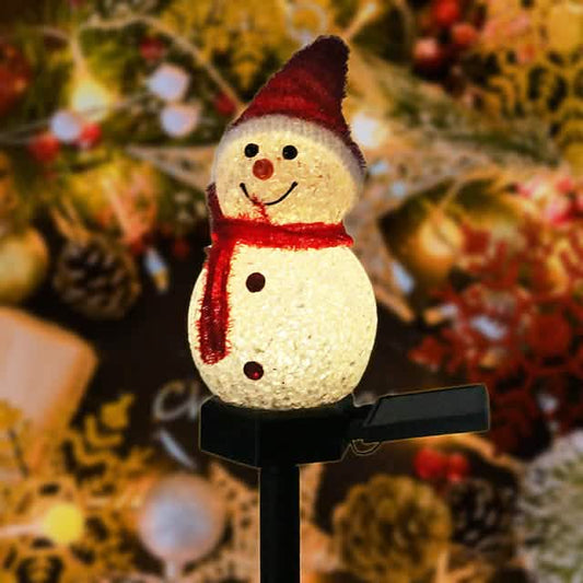 Christmas Snowman Light Solar Otarealm