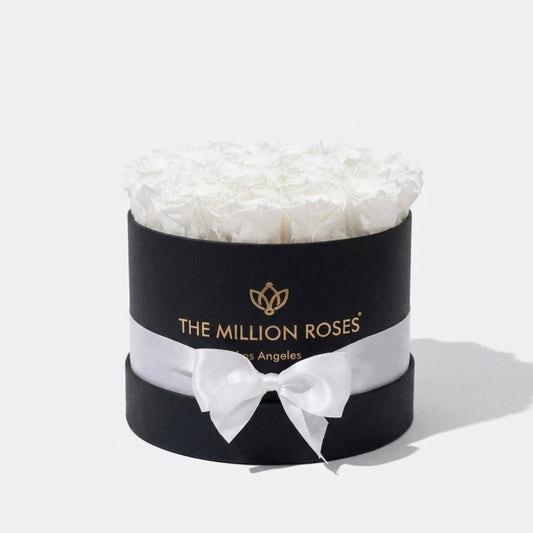 Classic Black Box | White Roses