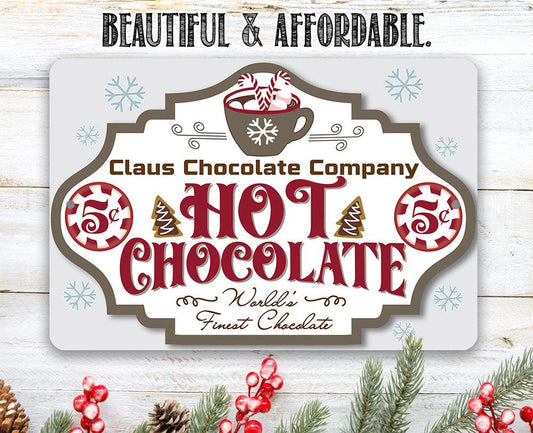 Claus Chocolate Company - Metal Sign