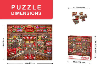 Coca-Cola History 1000 Piece Jigsaw Puzzle by Springbok Puzzles