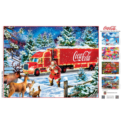 Coca-Cola Holiday Haul 300 Piece EZ Grip Jigsaw Puzzle by Masterpieces Puzzles