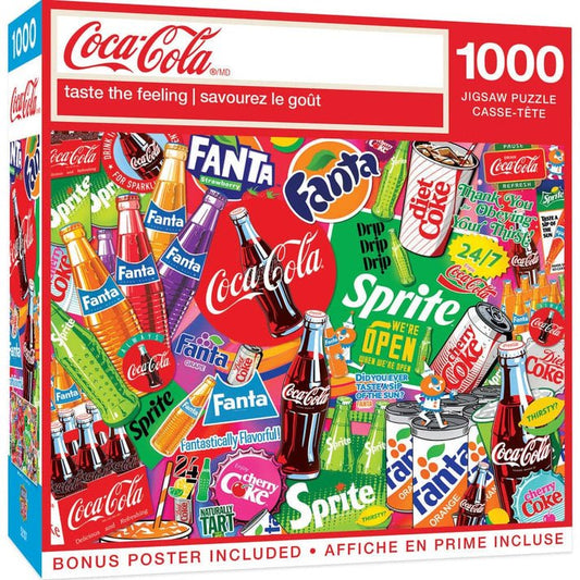 Coca-Cola Taste the Feeling 1000 Piece Jigsaw Puzzle | Masterpieces