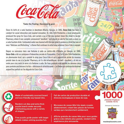 Coca-Cola Taste the Feeling 1000 Piece Jigsaw Puzzle | Masterpieces