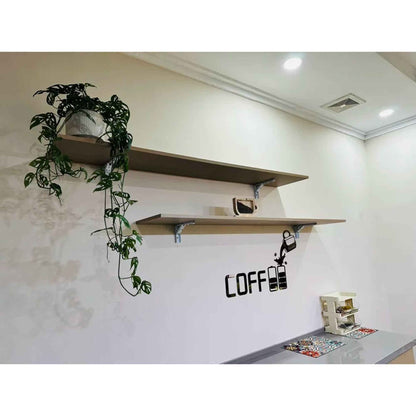 Coffee Shop Wall Decor – Self-Adhesive Acrylic Art for Business
