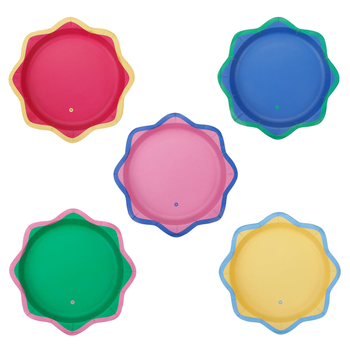 Colorwave Dessert Plates (10 ct, 5 colors) Otarealm