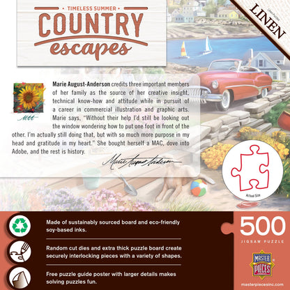 Country Escapes - Timeless Summer 500 Piece Jigsaw Puzzle | Masterpieces Puzzles