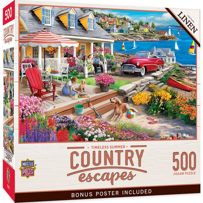 Country Escapes - Timeless Summer 500 Piece Jigsaw Puzzle | Masterpieces Puzzles