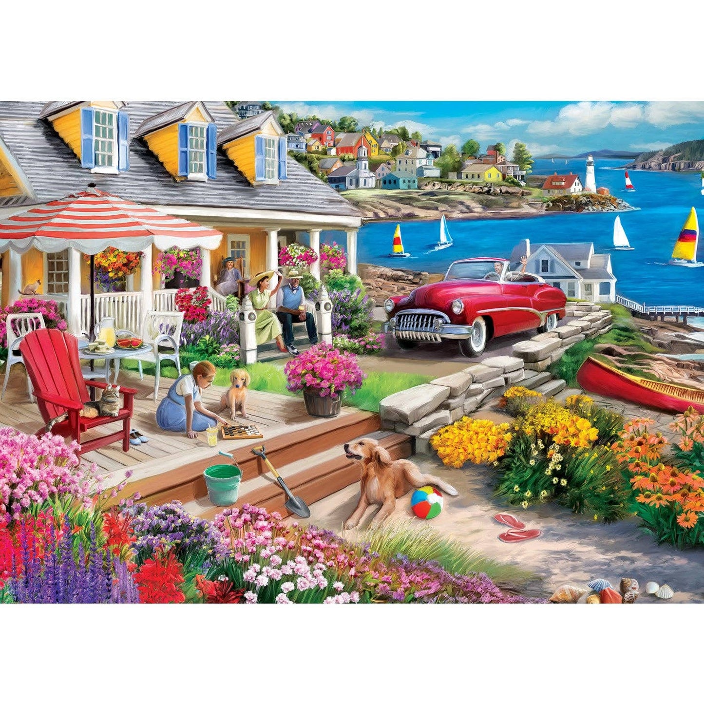 Country Escapes - Timeless Summer 500 Piece Jigsaw Puzzle | Masterpieces Puzzles
