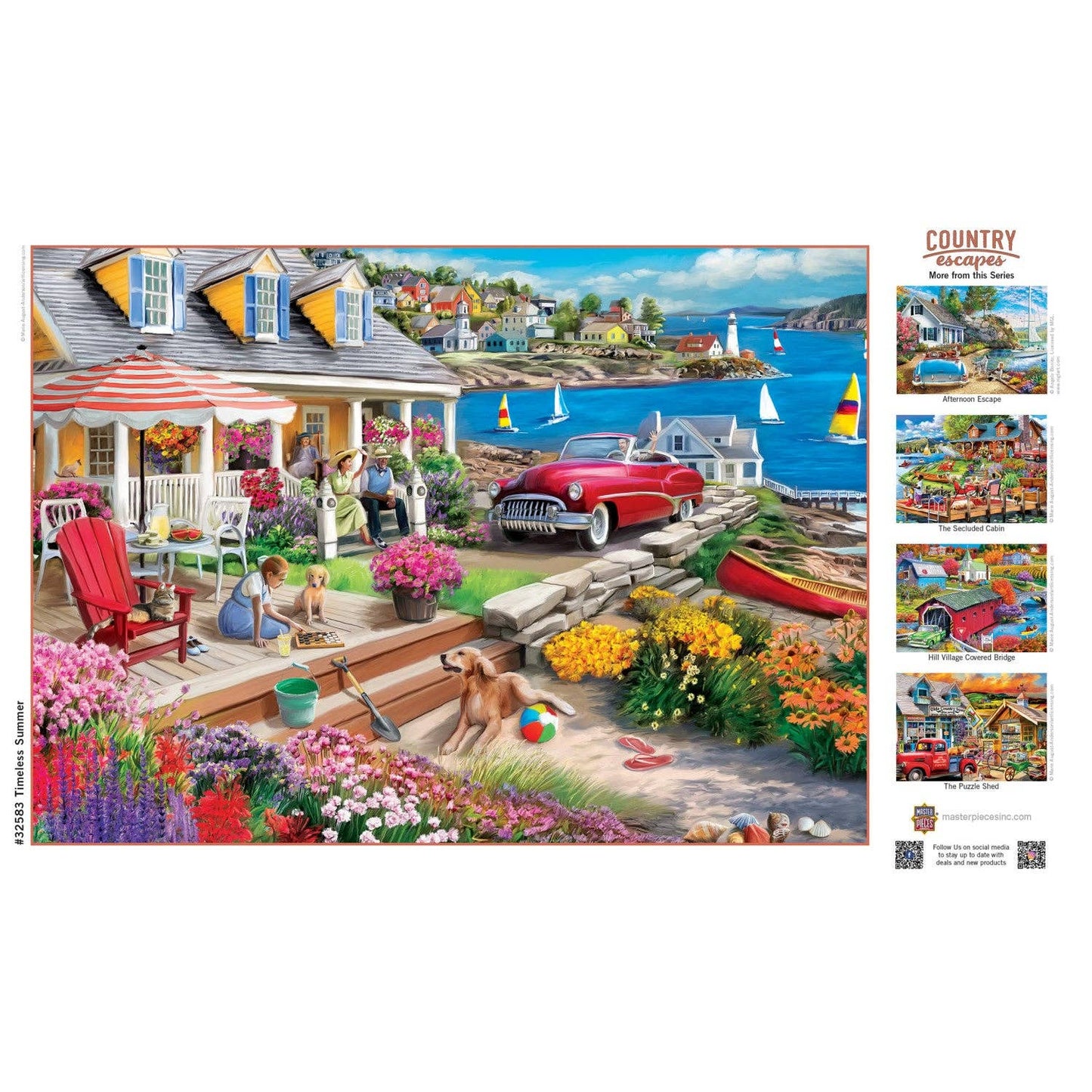 Country Escapes - Timeless Summer 500 Piece Jigsaw Puzzle | Masterpieces Puzzles