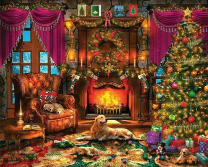 Cozy Christmas 1000 Piece Jigsaw Puzzle by Springbok Puzzles
