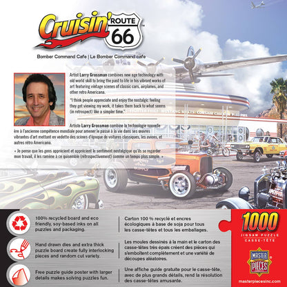 Cruisin' Route 66 Bomber Command Cafe 1000 Piece Puzzle | Masterpieces
