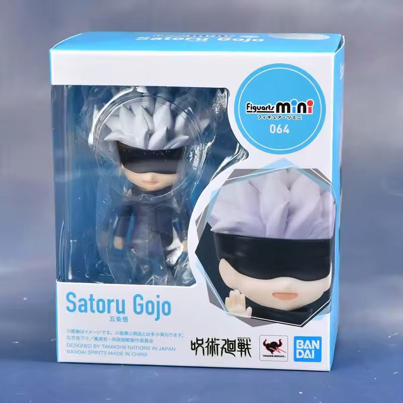 Mini Jujutsu Kaisen Gojo Satoru Mahito Geto Suguru Itadori Fushiguro Figurines, Kawaii Cute Anime Figures and Statues 10 CM