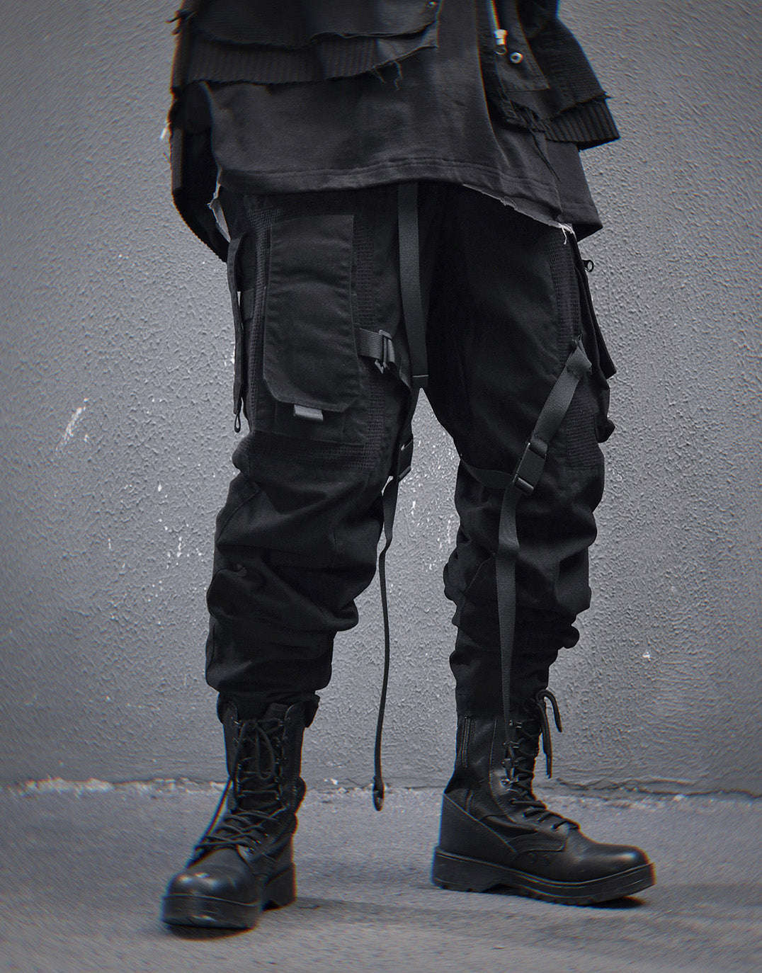HiP46 Black NX Cargo Pants Otarealm