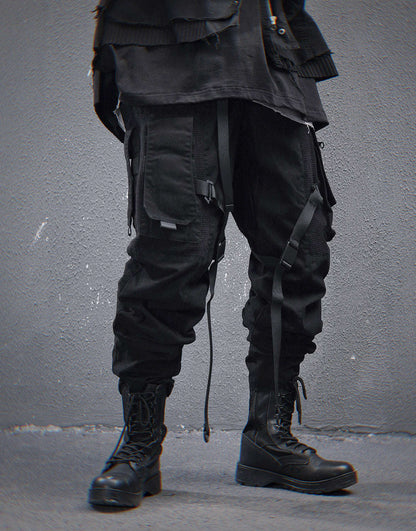 HiP46 Black NX Cargo Pants Otarealm