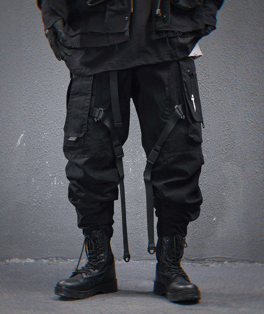 HiP46 Black NX Cargo Pants Otarealm