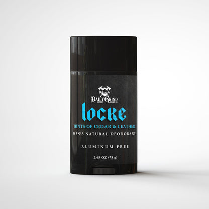 Locke Natural Deodorant for Men - Cedar & Leather