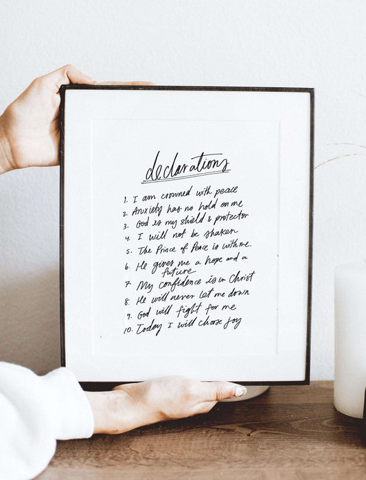 8x10 Declarations Otarealm