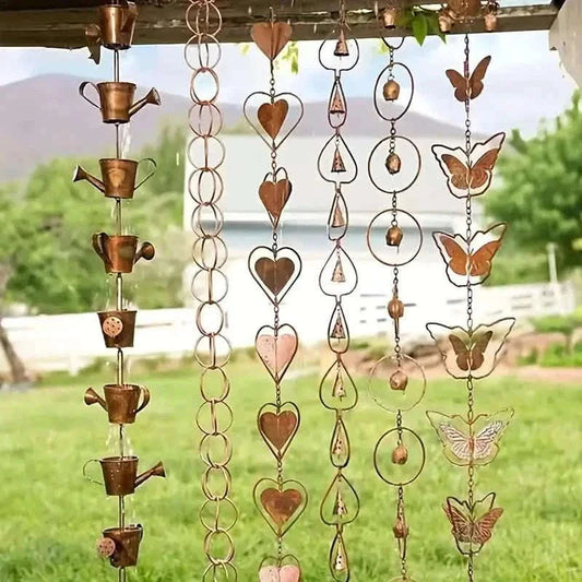 Decorative Rain Chain for Gutters Otarealm