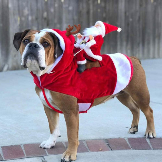 Dog Costume Christmas Pet Clothes Otarealm