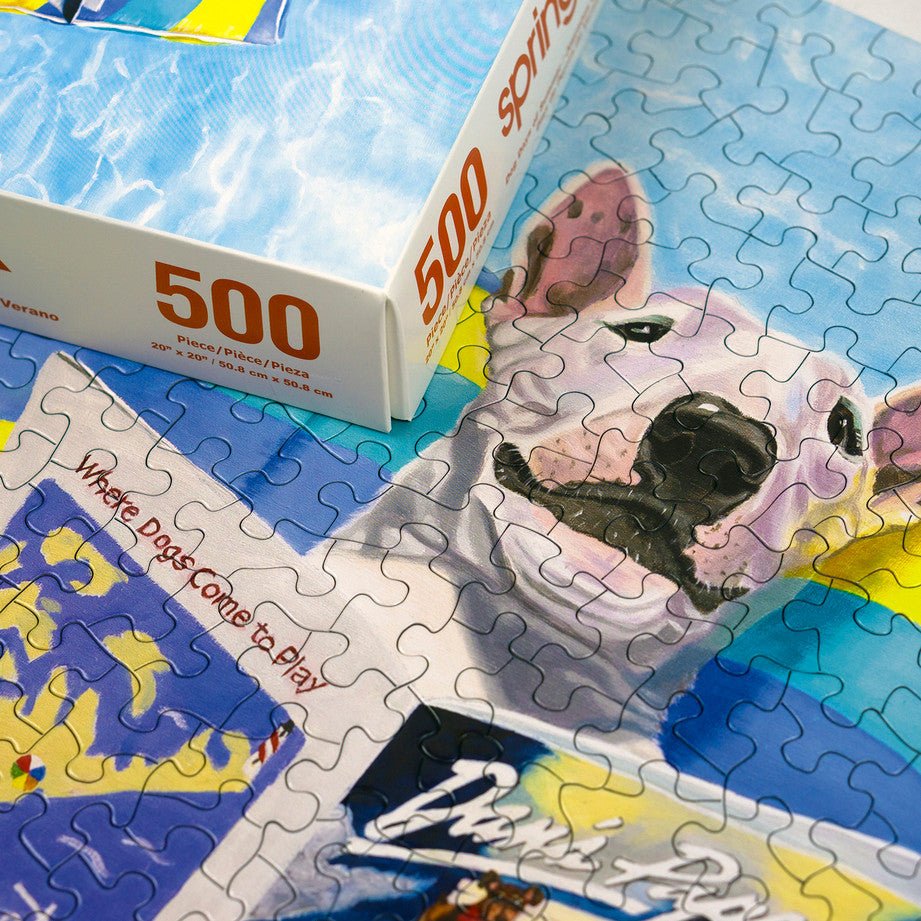 Dog Days Of Summer 500 Piece Jigsaw Puzzle by Springbok Puzzles