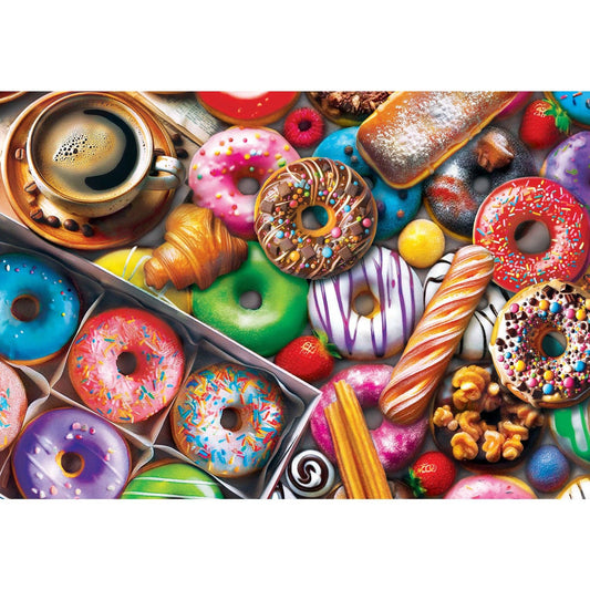 Donut Delights 1000 Piece EZ Grip Jigsaw Puzzle | Masterpieces Puzzles