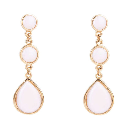 Drops of Pink Opal Earrings Otarealm