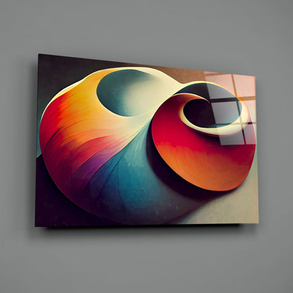 The Shell Glass Art || Designer Collection