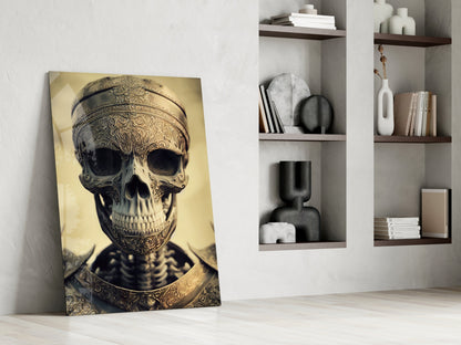 The Immortal Fighter Glass Wall Art || Designer Collection