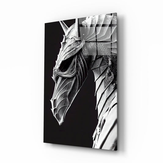 Iron Dragon Glass Art  || Designer Collection