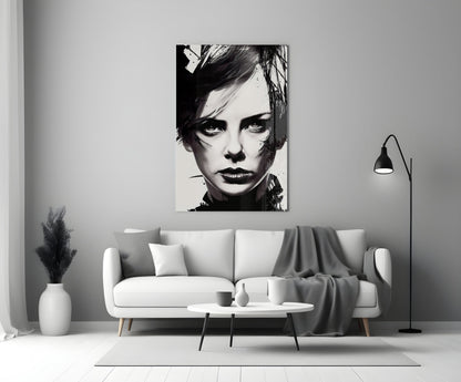The Bellicose Glass Wall Art || Designer Collection