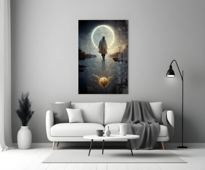 Tranquility Glass Wall Art || Designer Collection