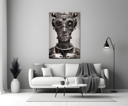 To be a Machine Glass Wall Art || Designer Collection