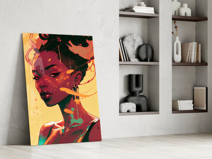 Schuh Glance Glass Wall Art  || Designer Collection
