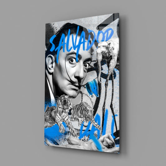 Surrealism and The Jungle Glass Wall Art || Designer Collection