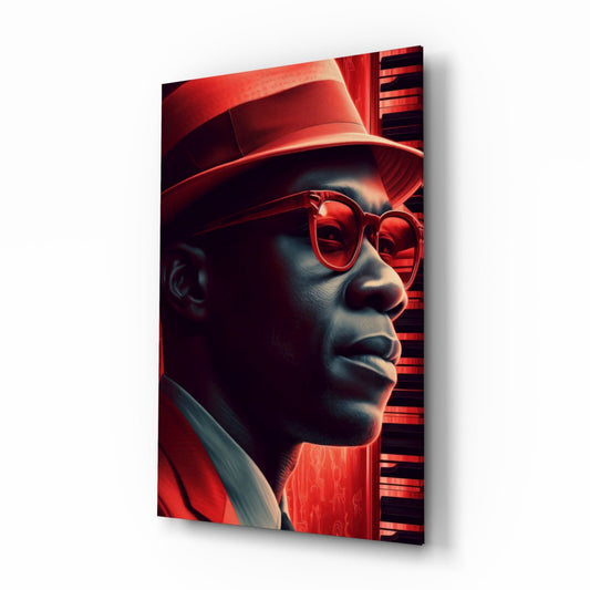 Jazz  Glass Wall Art || Designer Collection