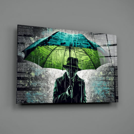 Rain of Answers Glass Wall Art || Designer Collection