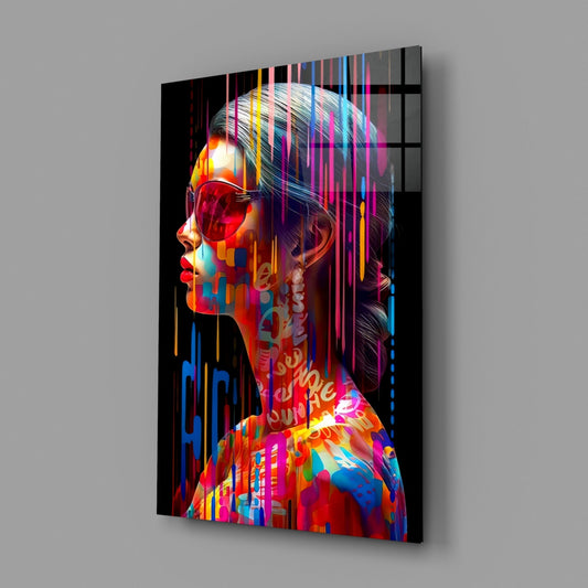 Beauty in Colors Glass Wall Art || Designer Collection