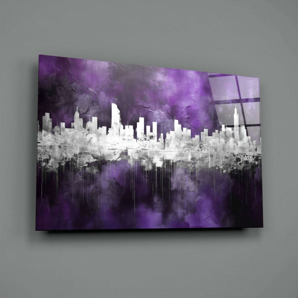 City Silhouette  Glass Wall Art || Designer Collection Otarealm