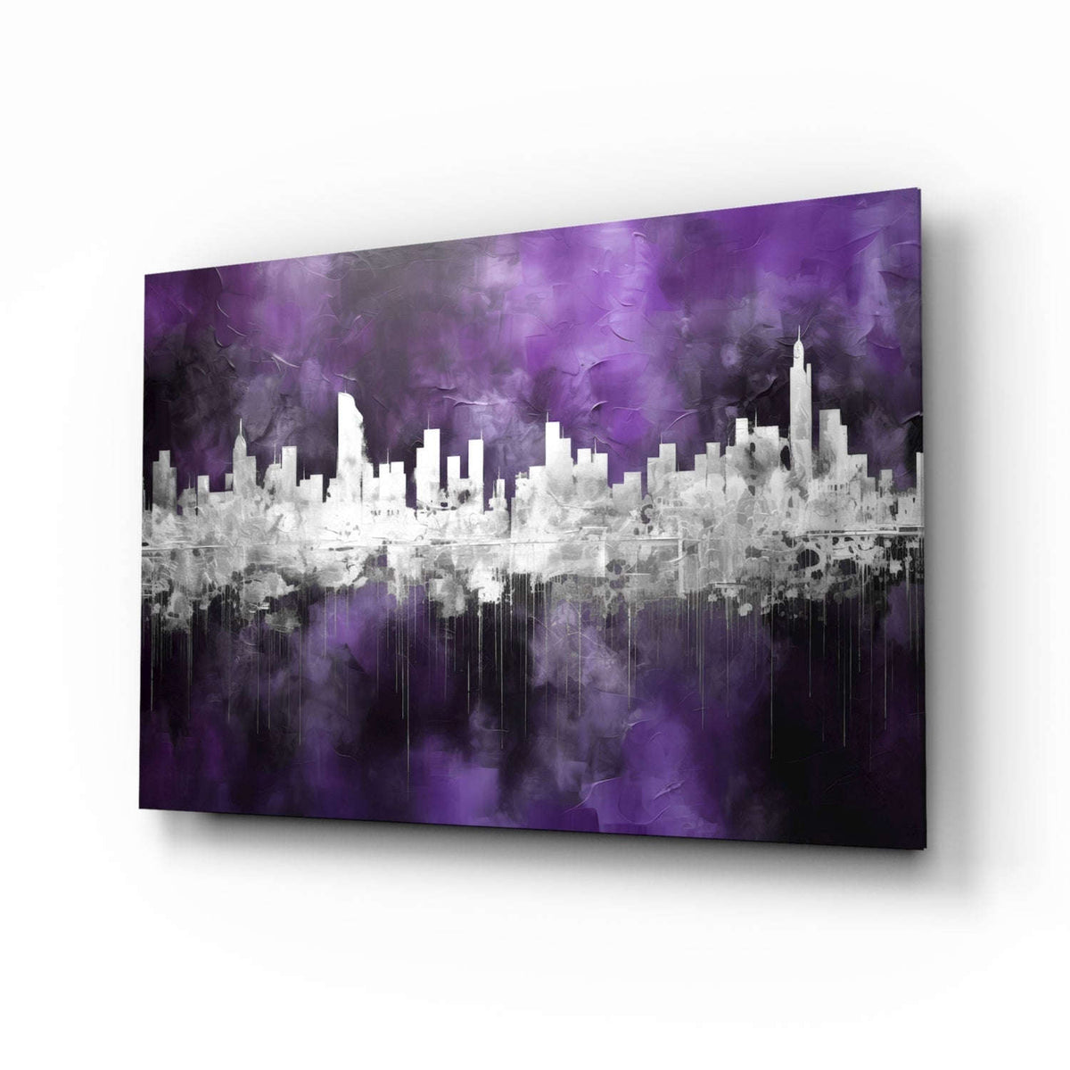 City Silhouette  Glass Wall Art || Designer Collection Otarealm