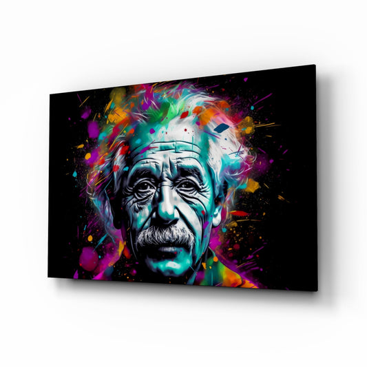 Iconic Physicist Glass Wall Art || Designer Collection